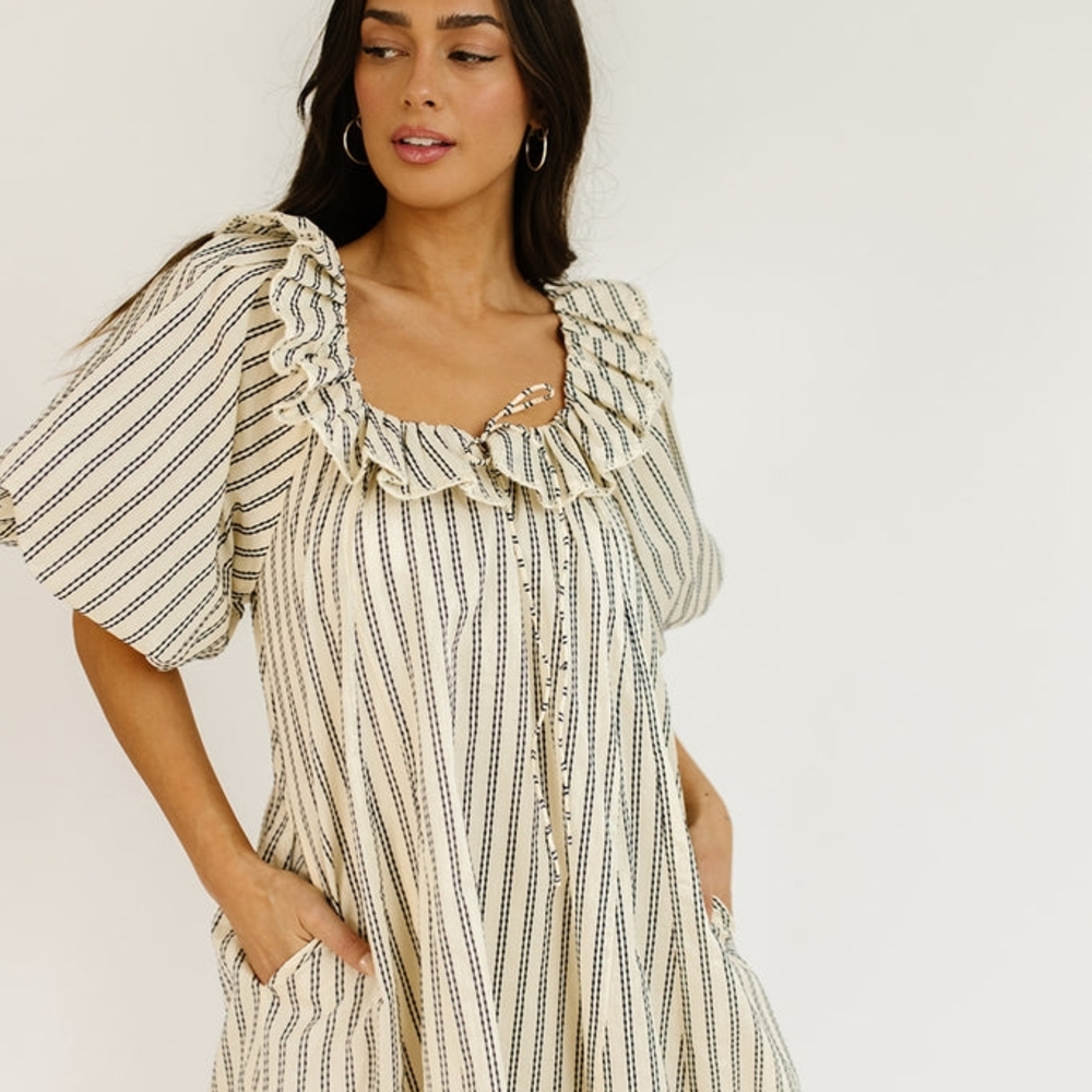 Zoco Good Luck Puff Sleeve Dress L